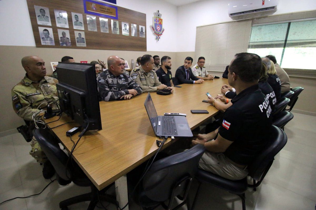 Secretário da Segurança promove reunião de avaliação com Força Tarefa em Porto Seguro